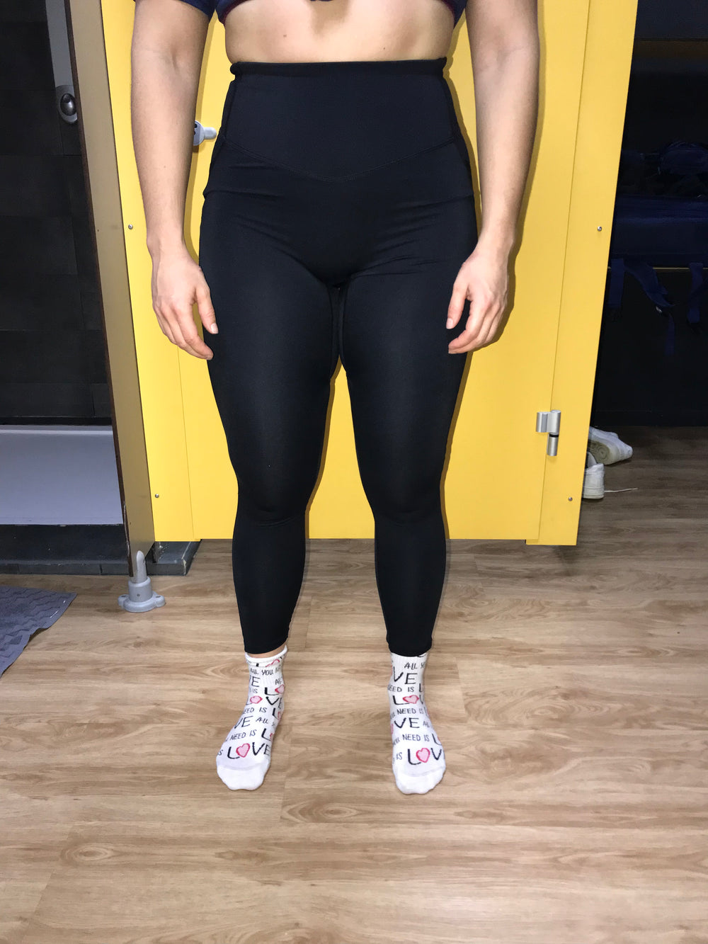 legging noir shine in dark de face avis