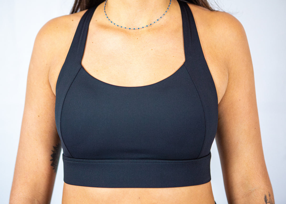 Brassière de sport noire