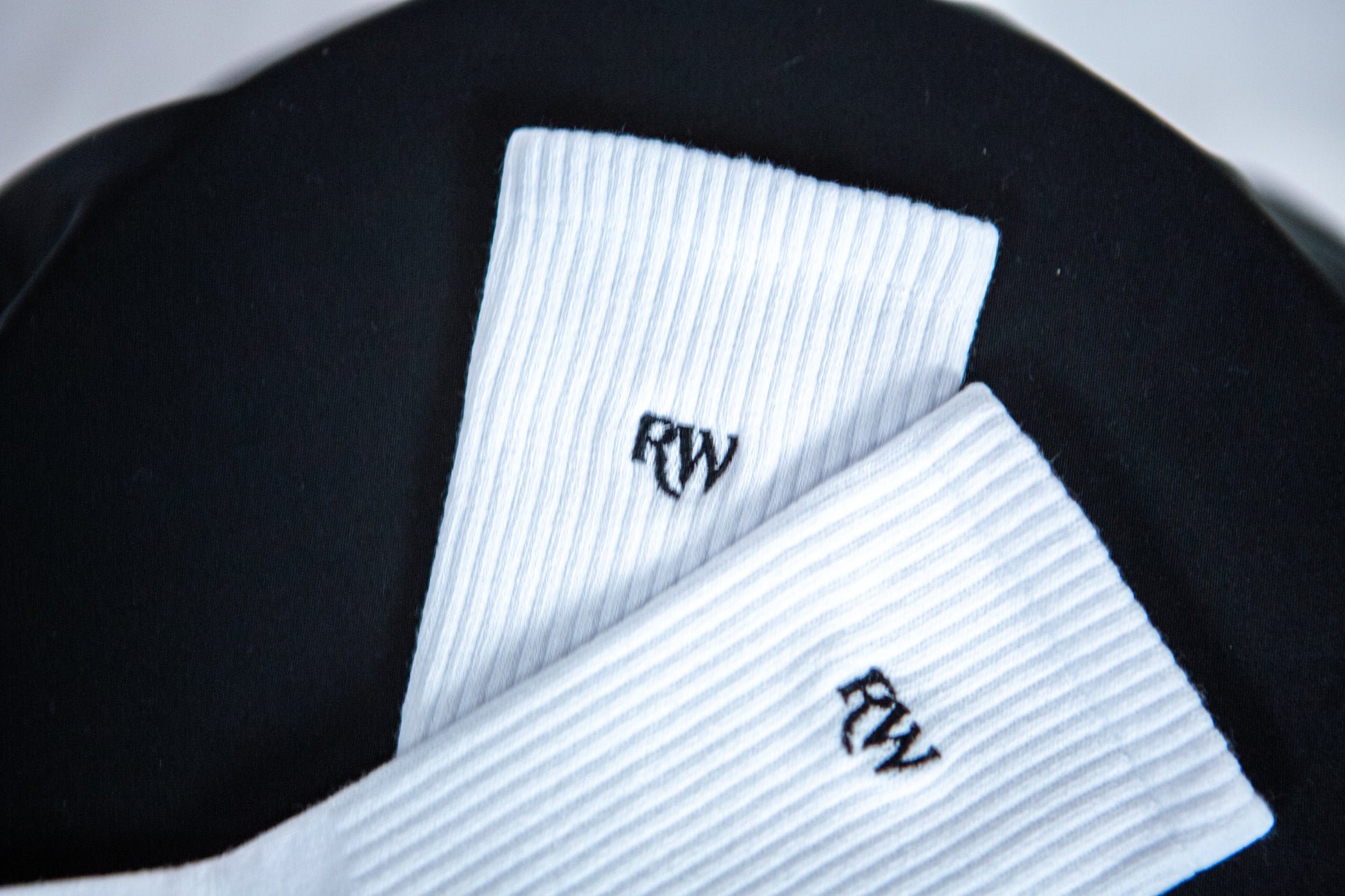 chaussette reveal wear de près avec logo rw de près