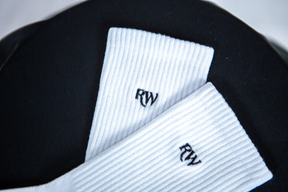chaussette reveal wear de près avec logo rw de près