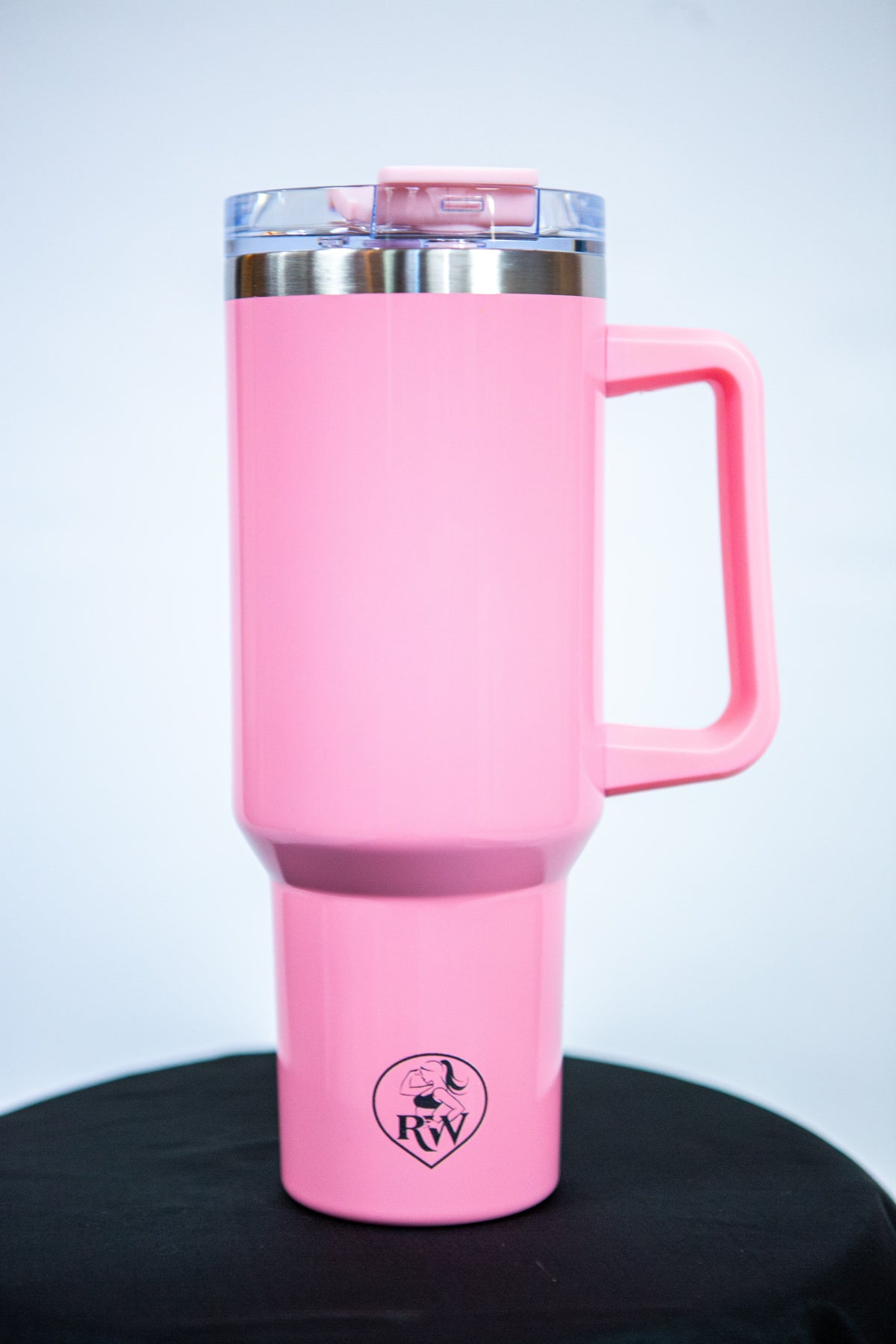 Gourde rose isotherme 1,2L-Avec paille intégrée