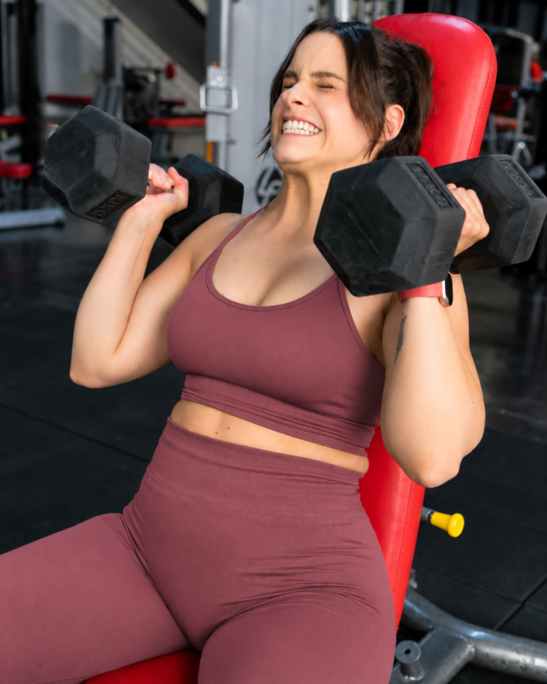 Legging Push-up Sans Couture cacao