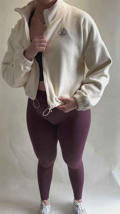 Veste de sport vanille