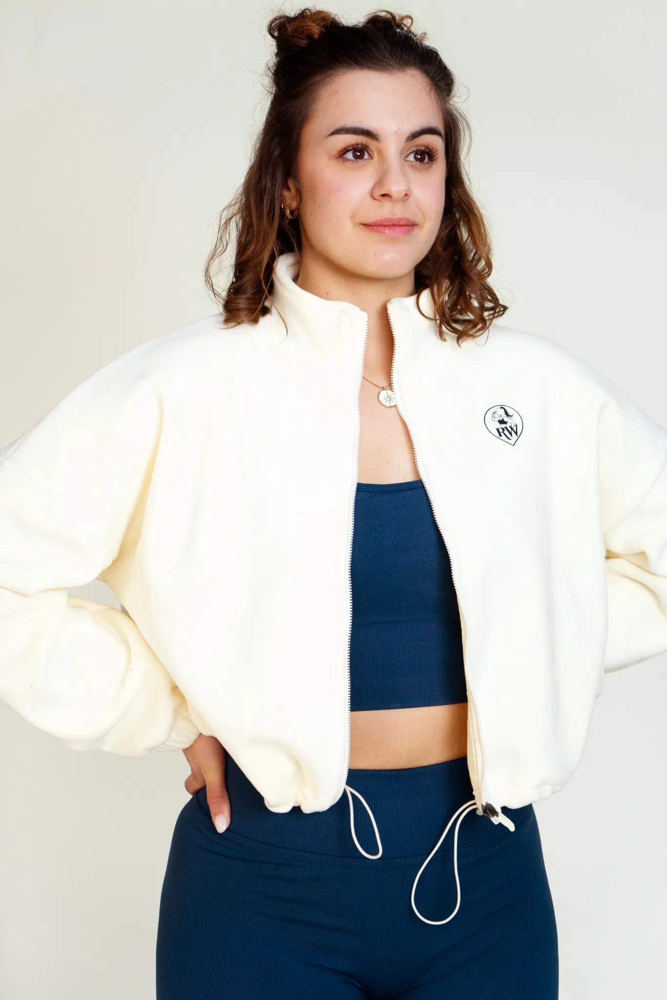 Veste de sport vanille
